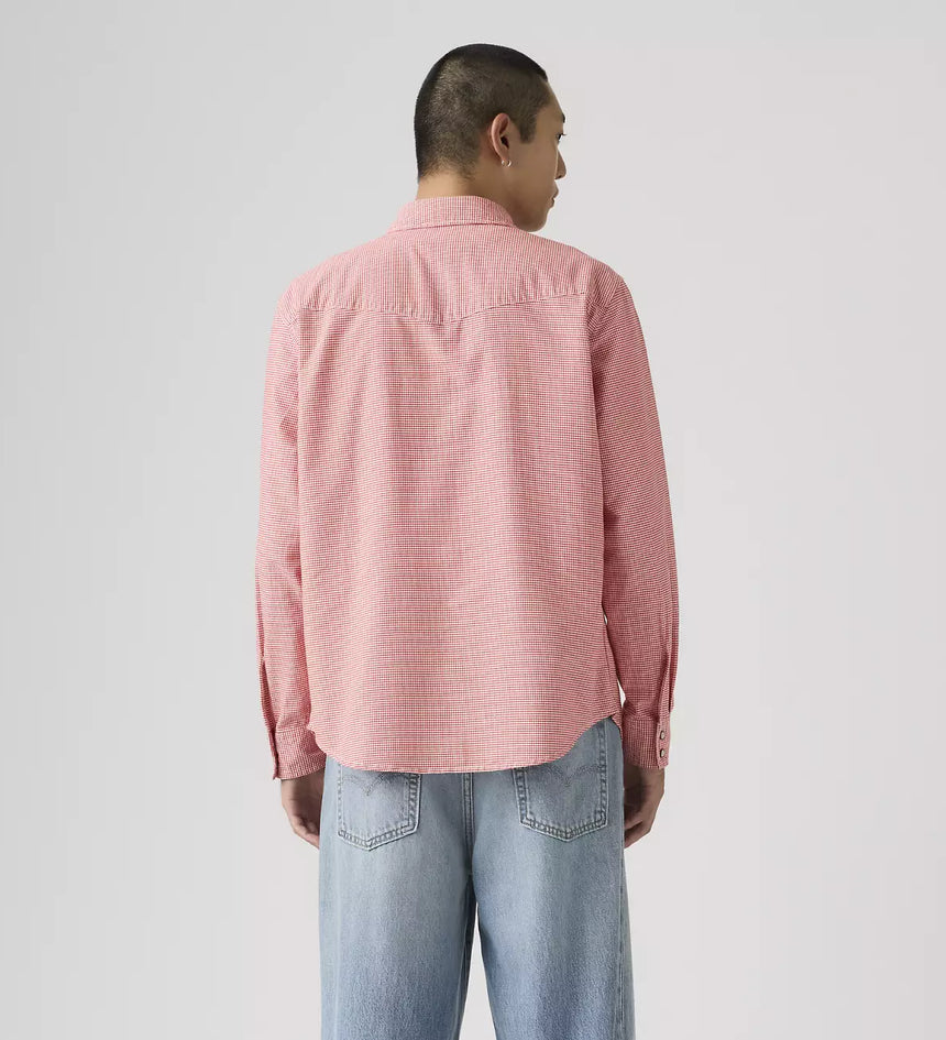 levi's® relaxed fit western 恤衫 | 男裝 A19190072S- Red – Levi's 香港