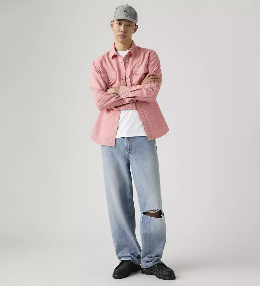 levi's® relaxed fit western 恤衫 | 男裝 A19190072S- Red – Levi's 香港