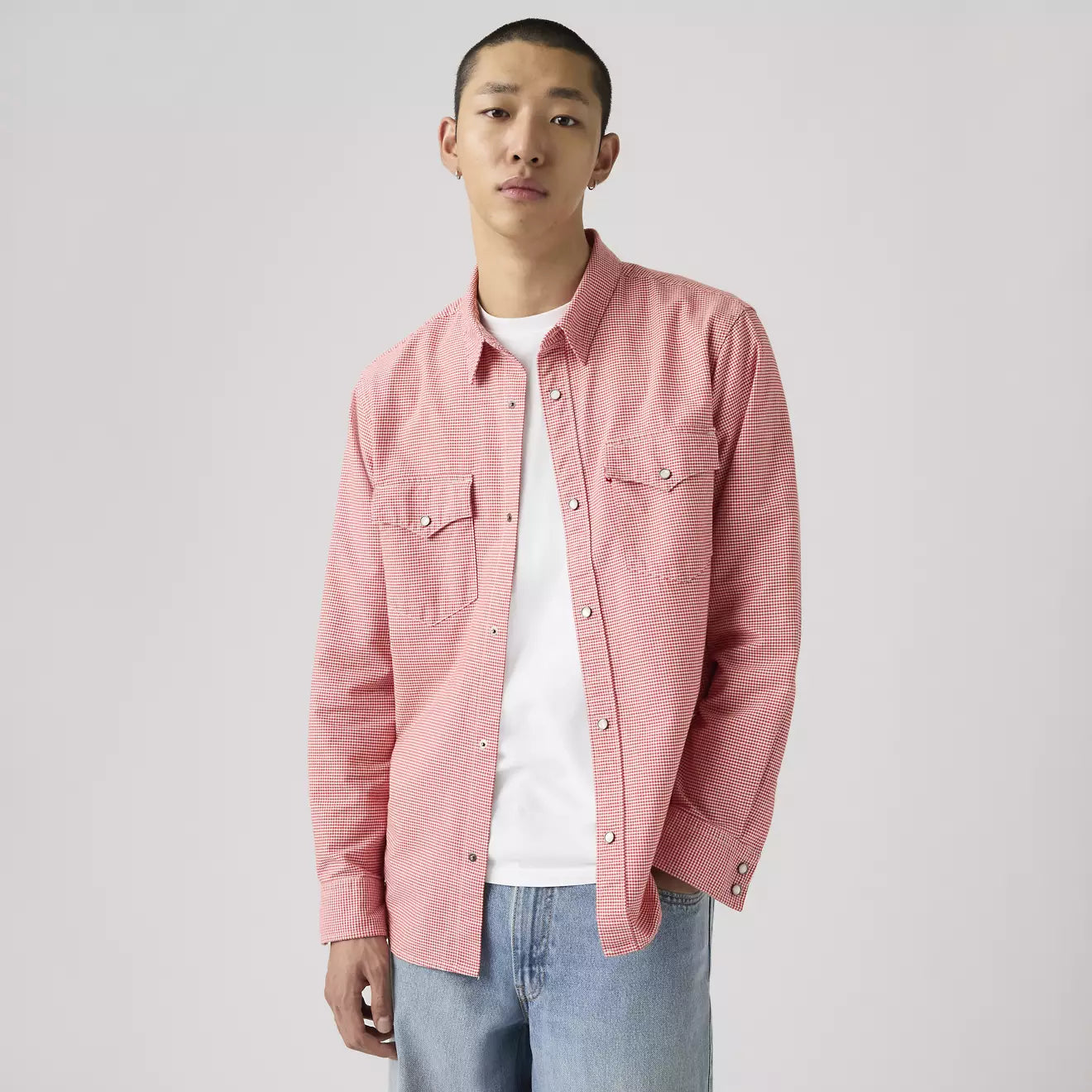 levi's® relaxed fit western 恤衫 | 男裝 A19190072S- Red – Levi's 香港