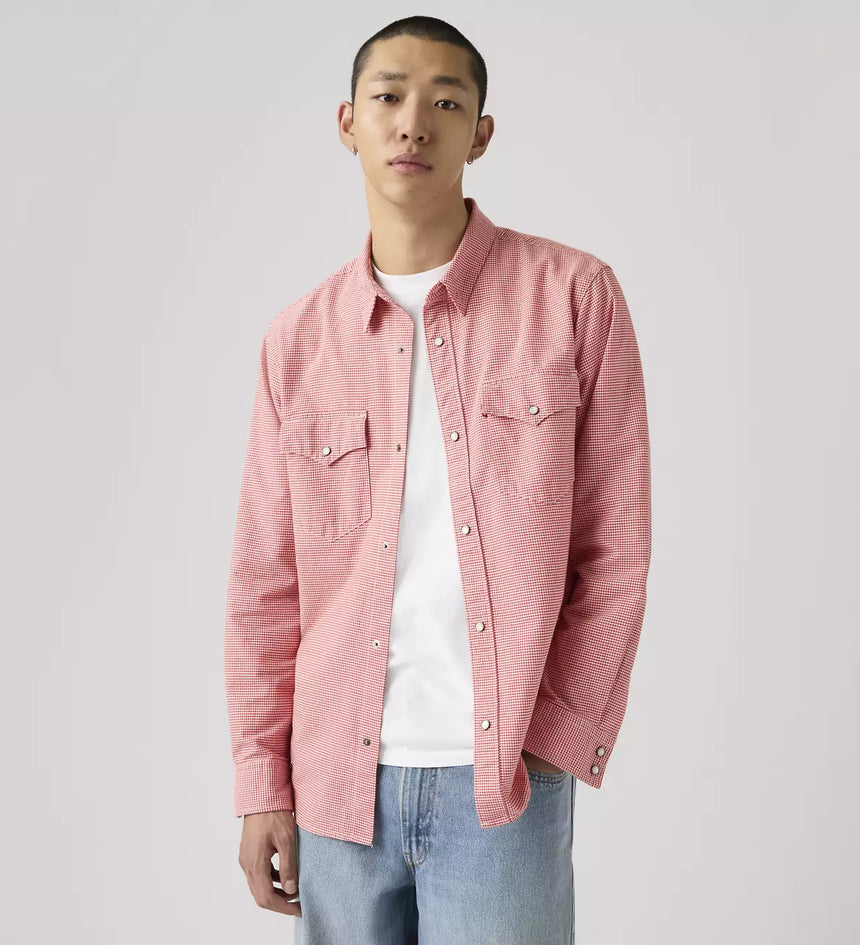 levi's® relaxed fit western 恤衫 | 男裝 A19190072S- Red – Levi's 香港