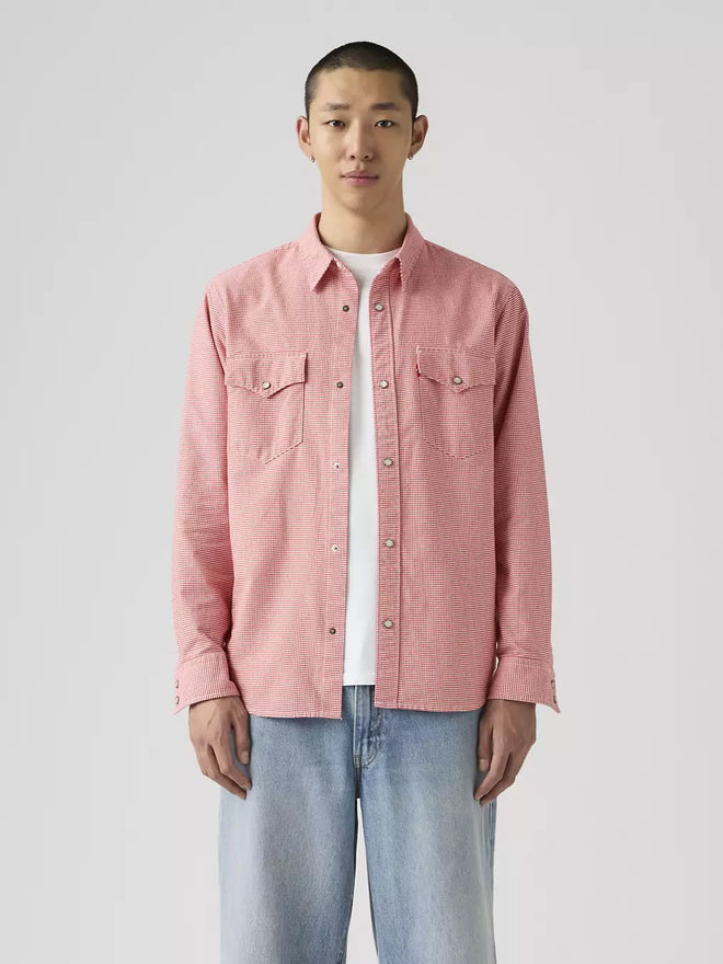 levi's® relaxed fit western 恤衫 | 男裝 A19190072S- Red  – Levi's 香港