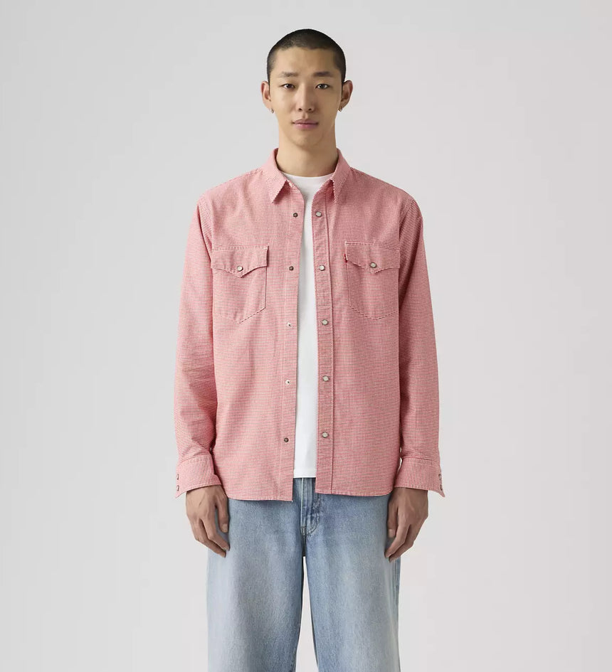 levi's® relaxed fit western 恤衫 | 男裝 A19190072S- Red – Levi's 香港