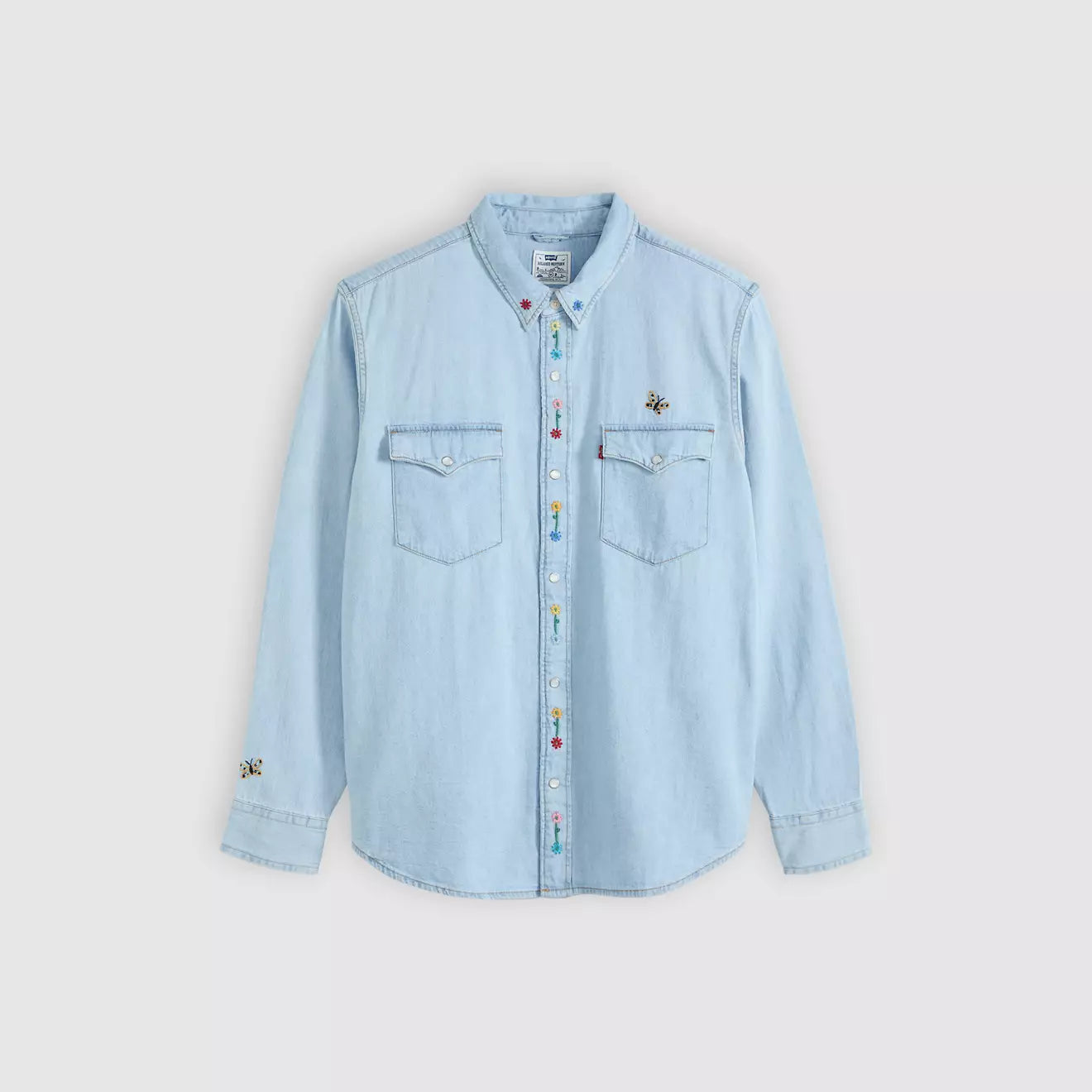 levi's® relaxed fit western 恤衫 | 男裝 A19190076S- Medium Indigo – Levi's 香港