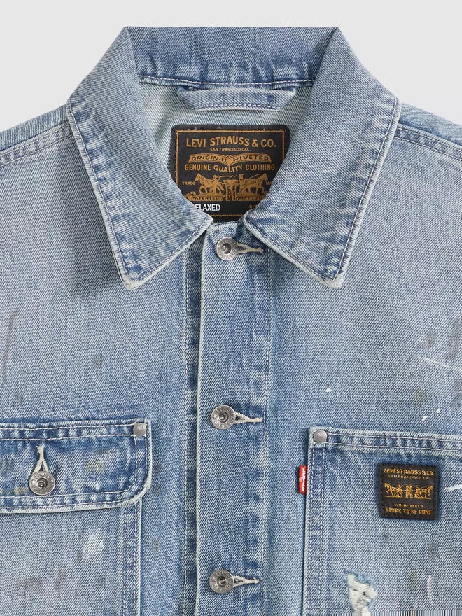 levi's® men’s sunrise trucker jacket A48200031S- Medium Indigo  – Levi's Hong Kong