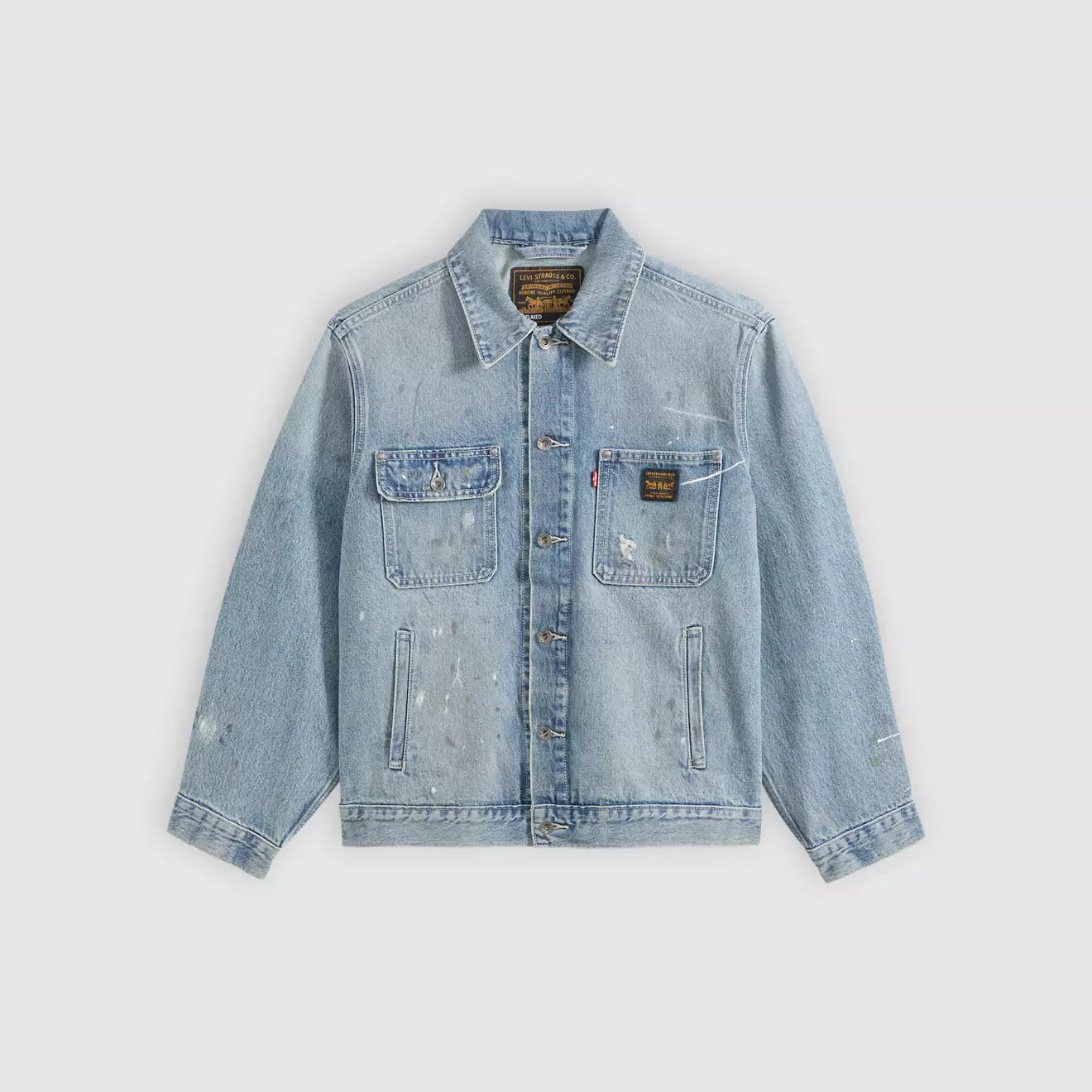 levi's® sunrise trucker 外套 | 男裝 A48200031S- Medium Indigo – Levi's 香港
