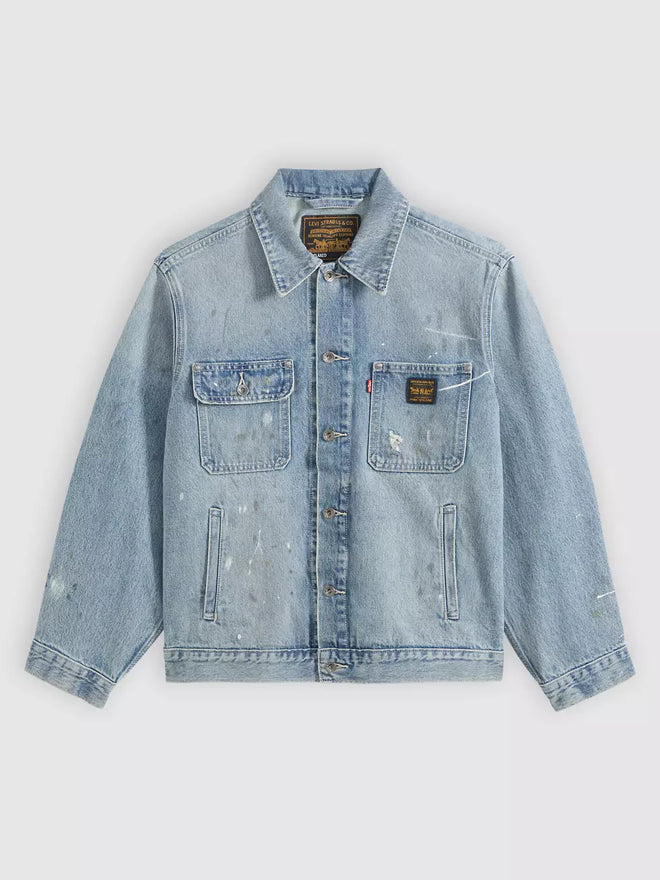 levi's® men’s sunrise trucker jacket A48200031S- Medium Indigo  – Levi's Hong Kong
