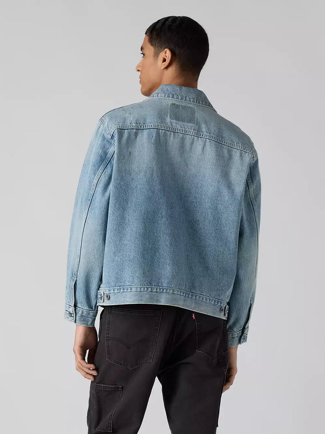 levi's® men’s sunrise trucker jacket A48200031S- Medium Indigo  – Levi's Hong Kong