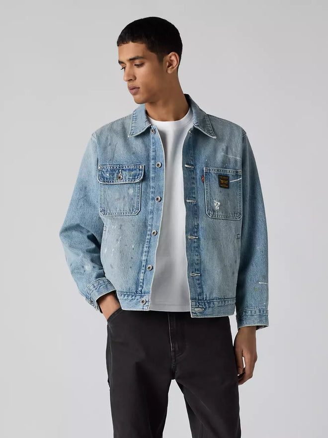 levi's® men’s sunrise trucker jacket A48200031S- Medium Indigo  – Levi's Hong Kong