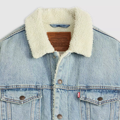 Levi's® Relaxed Sherpa Trucker 寬鬆羊毛外套 | 男裝  