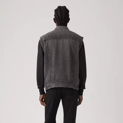 Levi's® Relaxed Trucker 背心 | 男裝