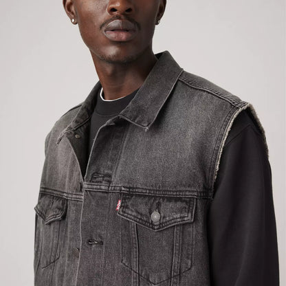 Levi's® Relaxed Trucker 背心 | 男裝