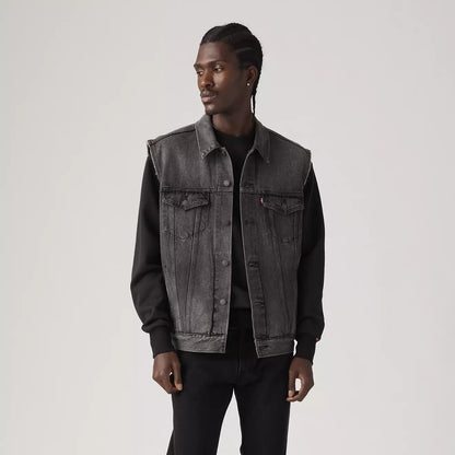 Levi's® Relaxed Trucker 背心 | 男裝