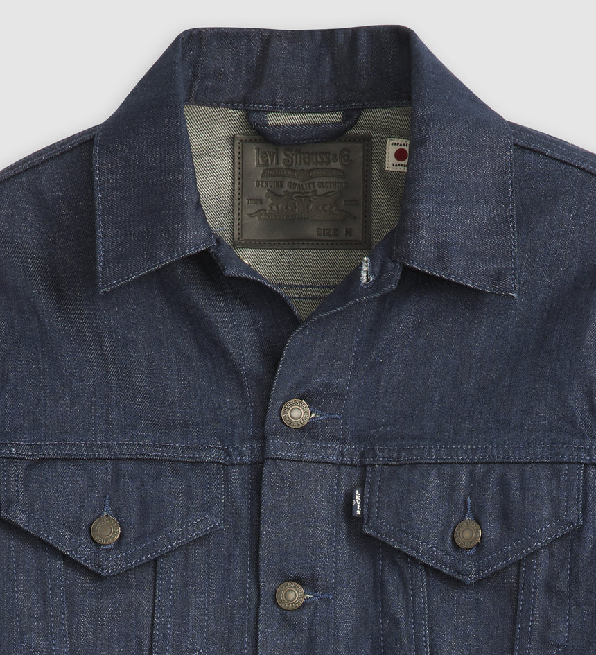 levi's® blue tab™ men's type iii trucker jacket A58830003XS- Dark Indigo – Levi's 香港