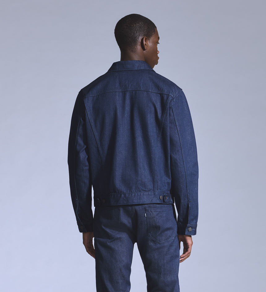 levi's® blue tab™ men's type iii trucker jacket A58830003XS- Dark Indigo – Levi's 香港