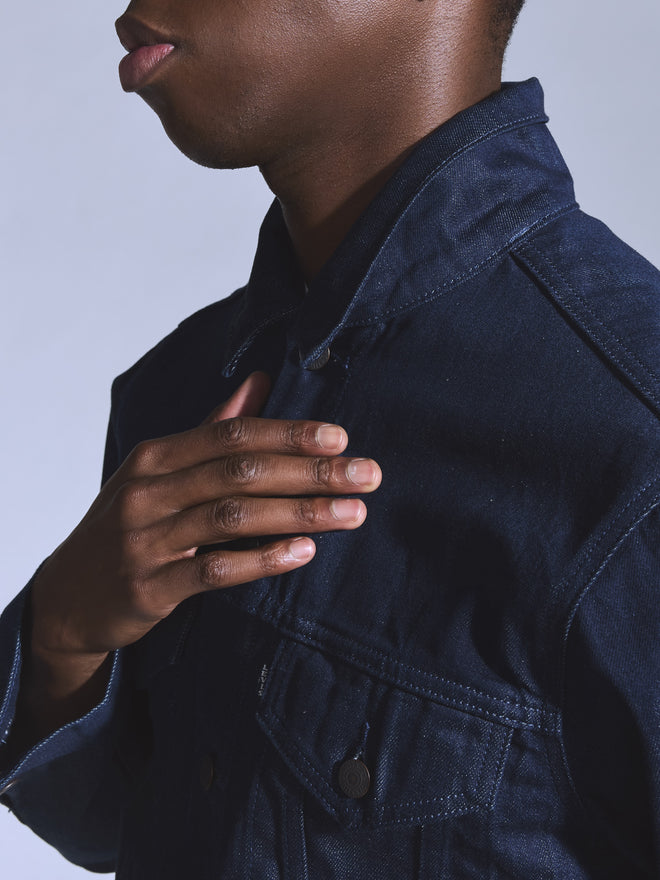 levi’s® blue tab™ 男裝 type iii trucker  A58830003XS- Dark Indigo  – Levi's 香港