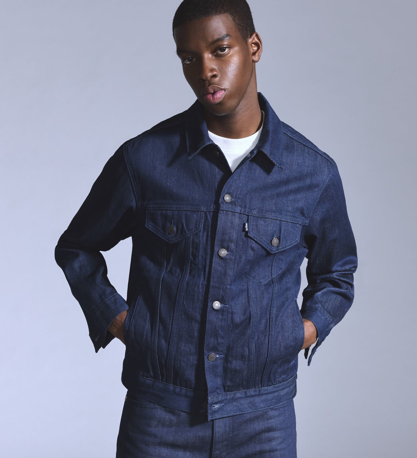 levi's® blue tab™ men's type iii trucker jacket A58830003XS- Dark Indigo – Levi's Hong Kong