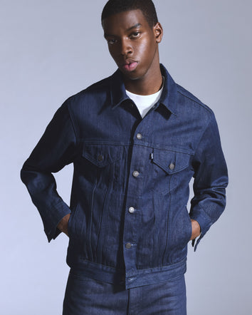 levi's® blue tab™ men's type iii trucker jacket A58830003XS- Dark Indigo  – Levi's Hong Kong