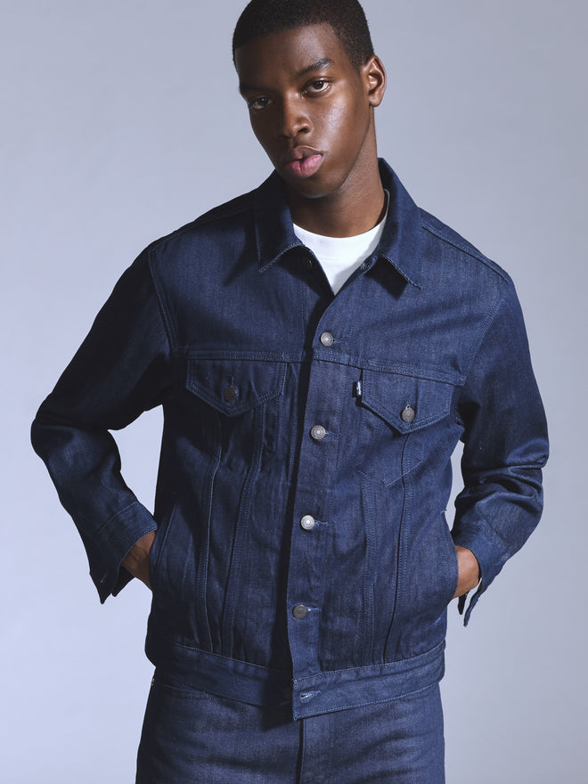levi’s® blue tab™ 男裝 type iii trucker  A58830003XS- Dark Indigo  – Levi's 香港