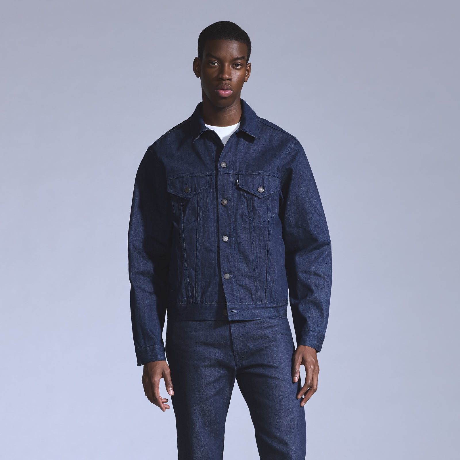 levi's® blue tab™ men's type iii trucker jacket A58830003XS- Dark Indigo – Levi's Hong Kong