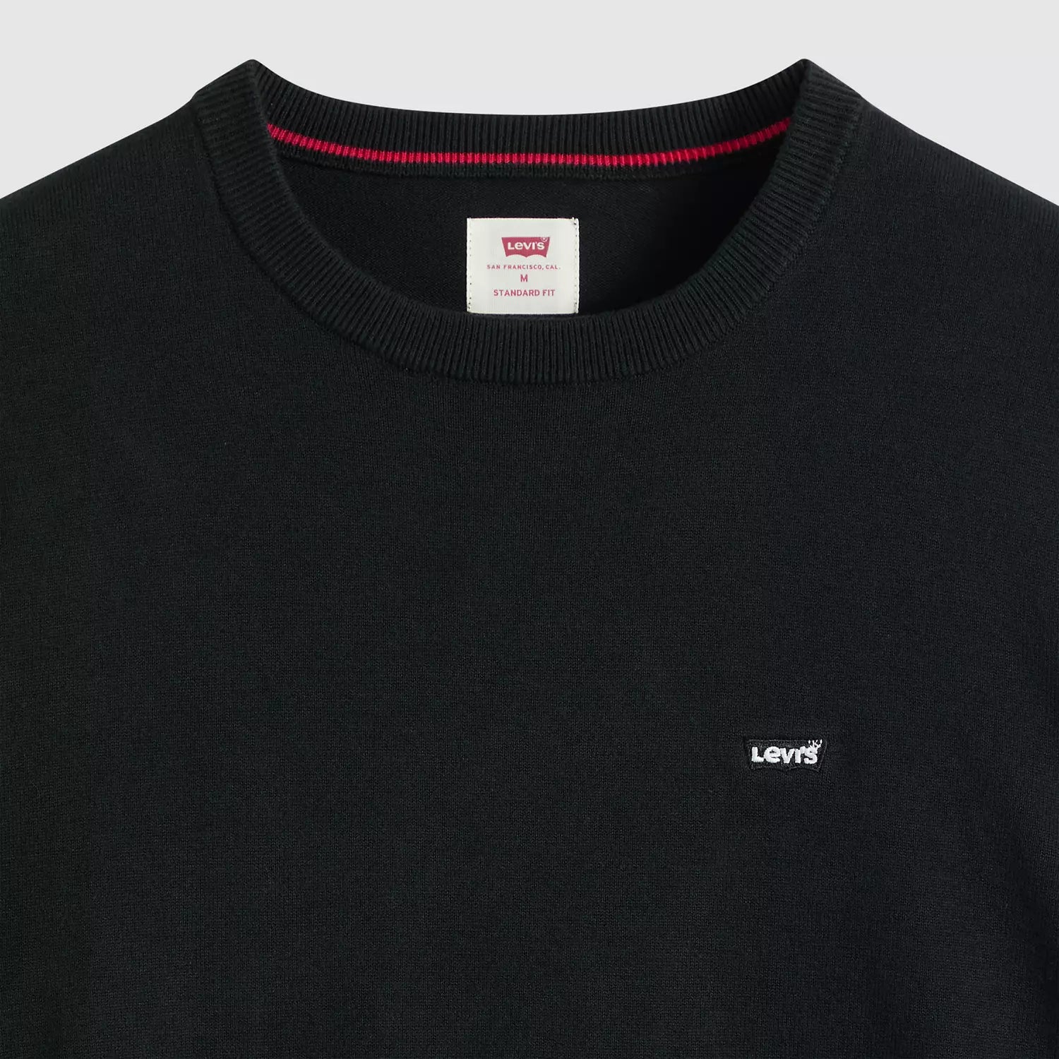 levi's® 輕盈 housemark 毛衣 | 男裝 A72070040XS- Black – Levi's 香港