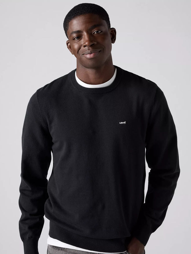 levi's® 輕盈 housemark 毛衣 | 男裝 A72070040XS- Black  – Levi's 香港