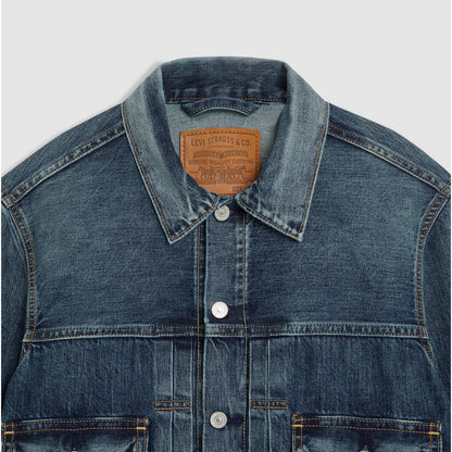 Levi's®Type II 牛仔外套 | 男裝 - Medium Indigo | Levi's HK