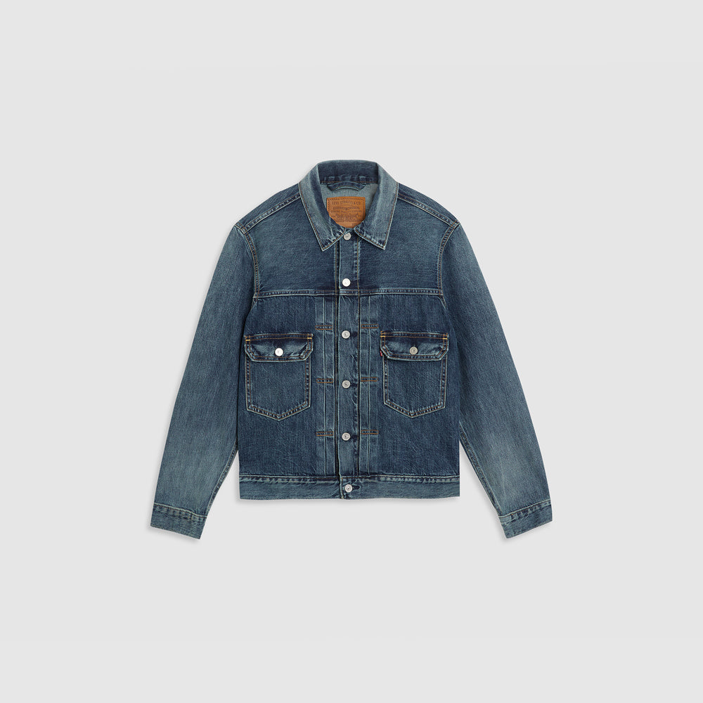 Levi's®Type II 牛仔外套 | 男裝 - Medium Indigo | Levi's HK