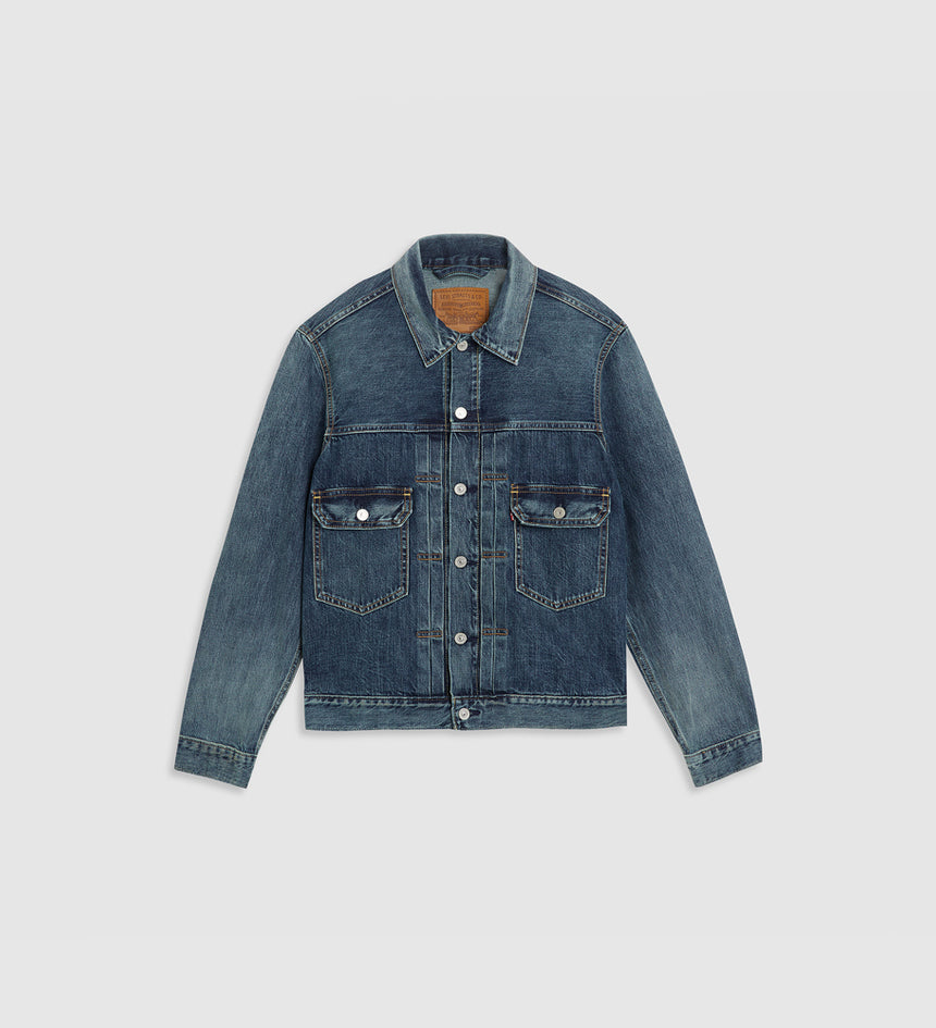 levi's®type ii 牛仔外套 | 男裝 - medium indigo | levi's hk A76320013S- Medium Indigo – Levi's 香港