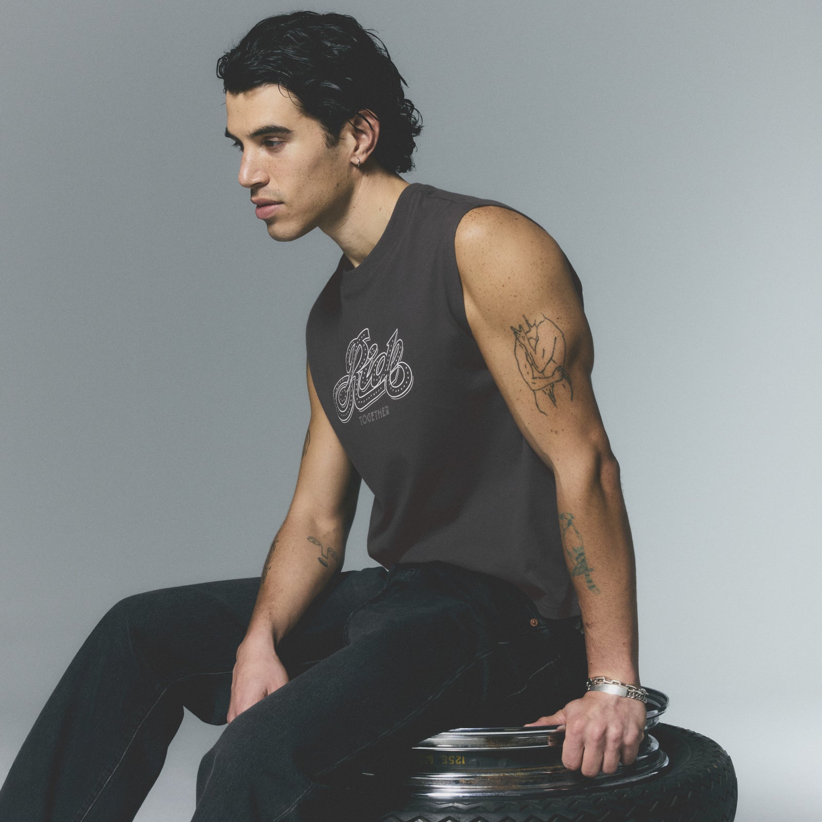 levi's® men's cropped muscle tank A79400001S- Black – Levi's Hong Kong