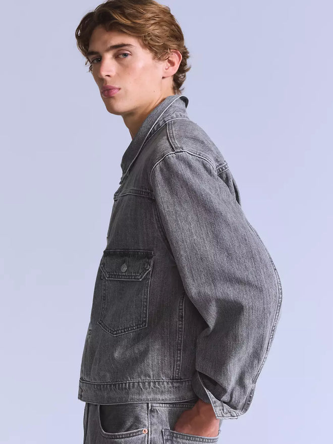 levi's® men's blue tab™ type i jacket A91370003S-  Stoney Hill - Black  – Levi's Hong Kong