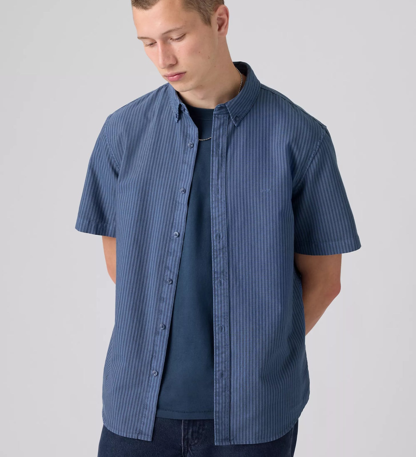 levi's® men's short-sleeve authentic button-down shirt A91610032S- Multicolor – Levi's Hong Kong