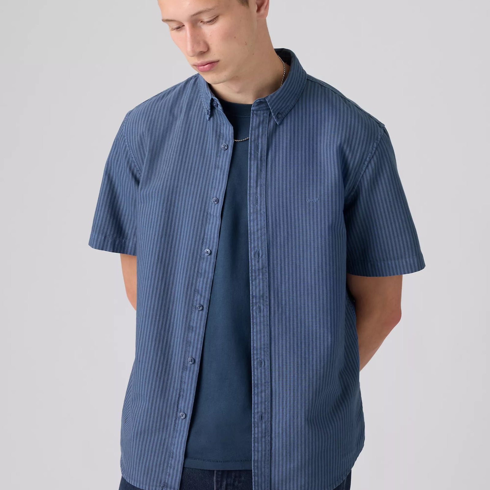 levi's® 短袖 authentic 鈕扣襯衫 | 男裝 A91610032S- Multicolor – Levi's 香港