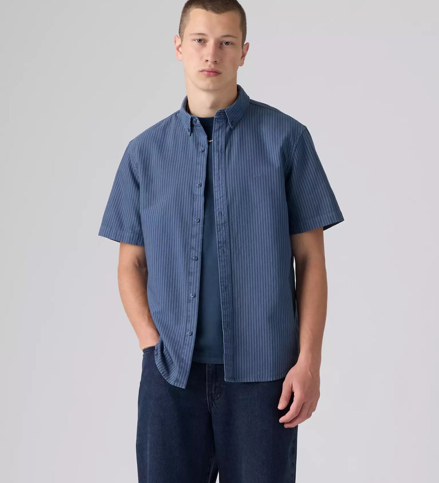 levi's® men's short-sleeve authentic button-down shirt A91610032S- Multicolor – Levi's Hong Kong