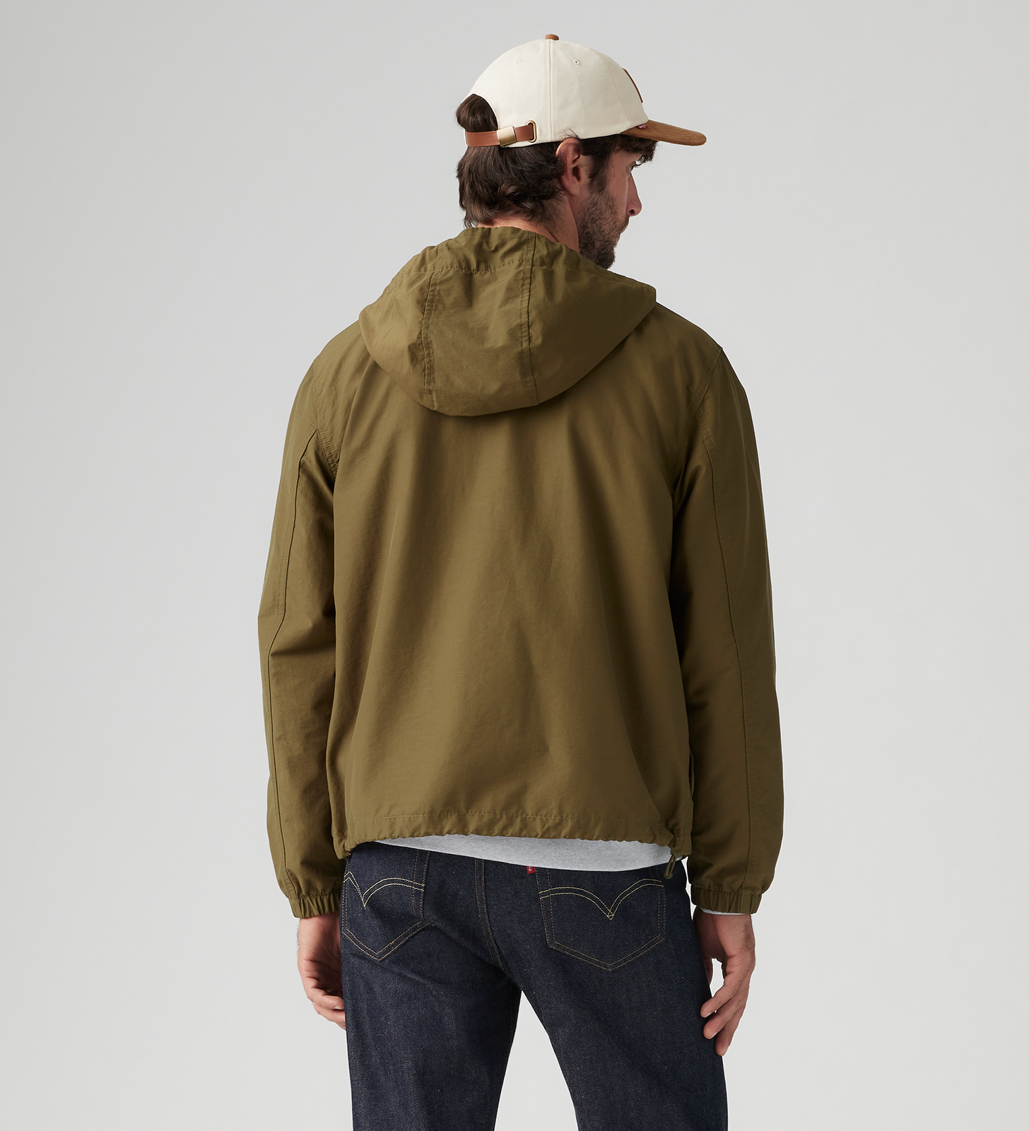levi's® 男士防風外套 001HX0000S- Dark Olive – Levi's 香港
