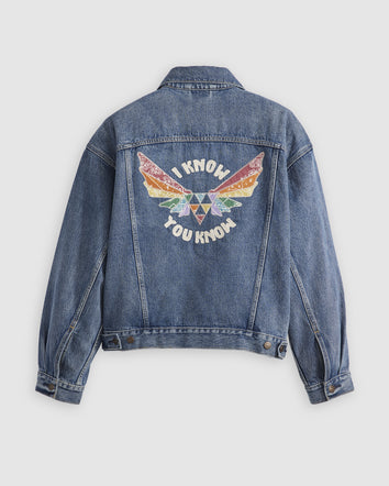 levi's® pride one family trucker 002FF0000S- Black  – Levi's Hong Kong