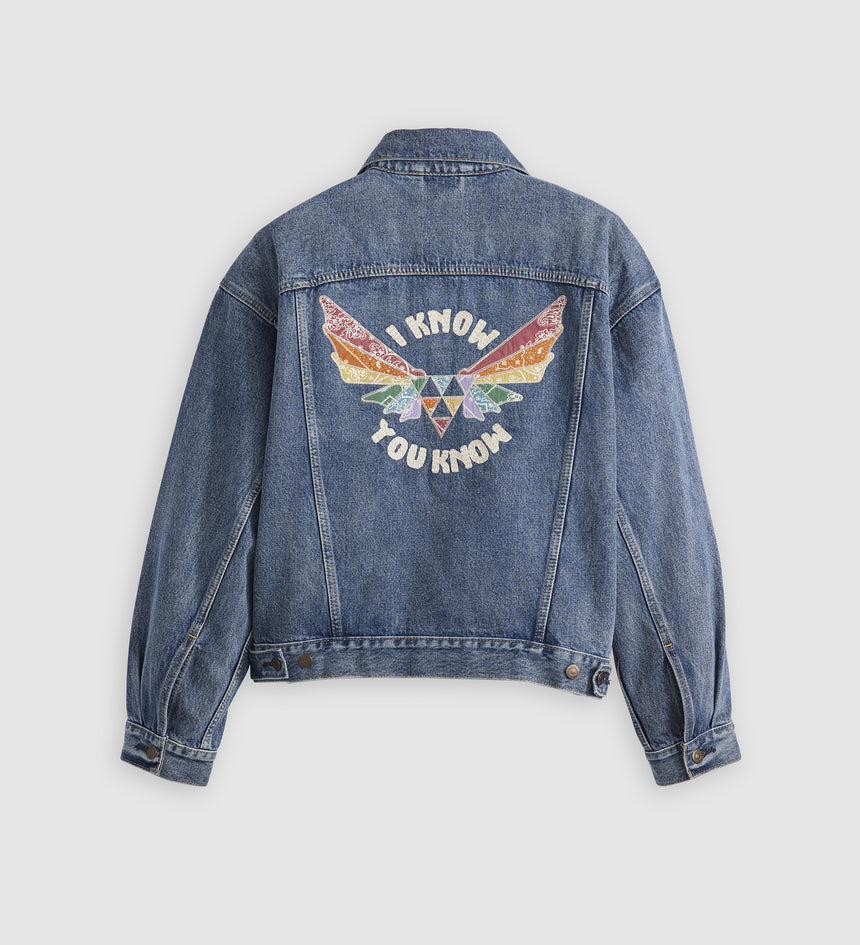 levi's® pride one family trucker 002FF0000S- Black – Levi's Hong Kong