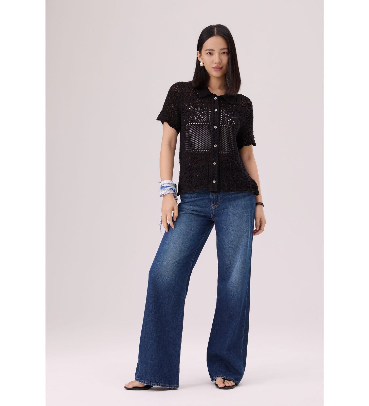  levi's® ribcage 高腰寬腿牛仔褲 | 女裝 A608100852430 Indigo – Levi's 香港
