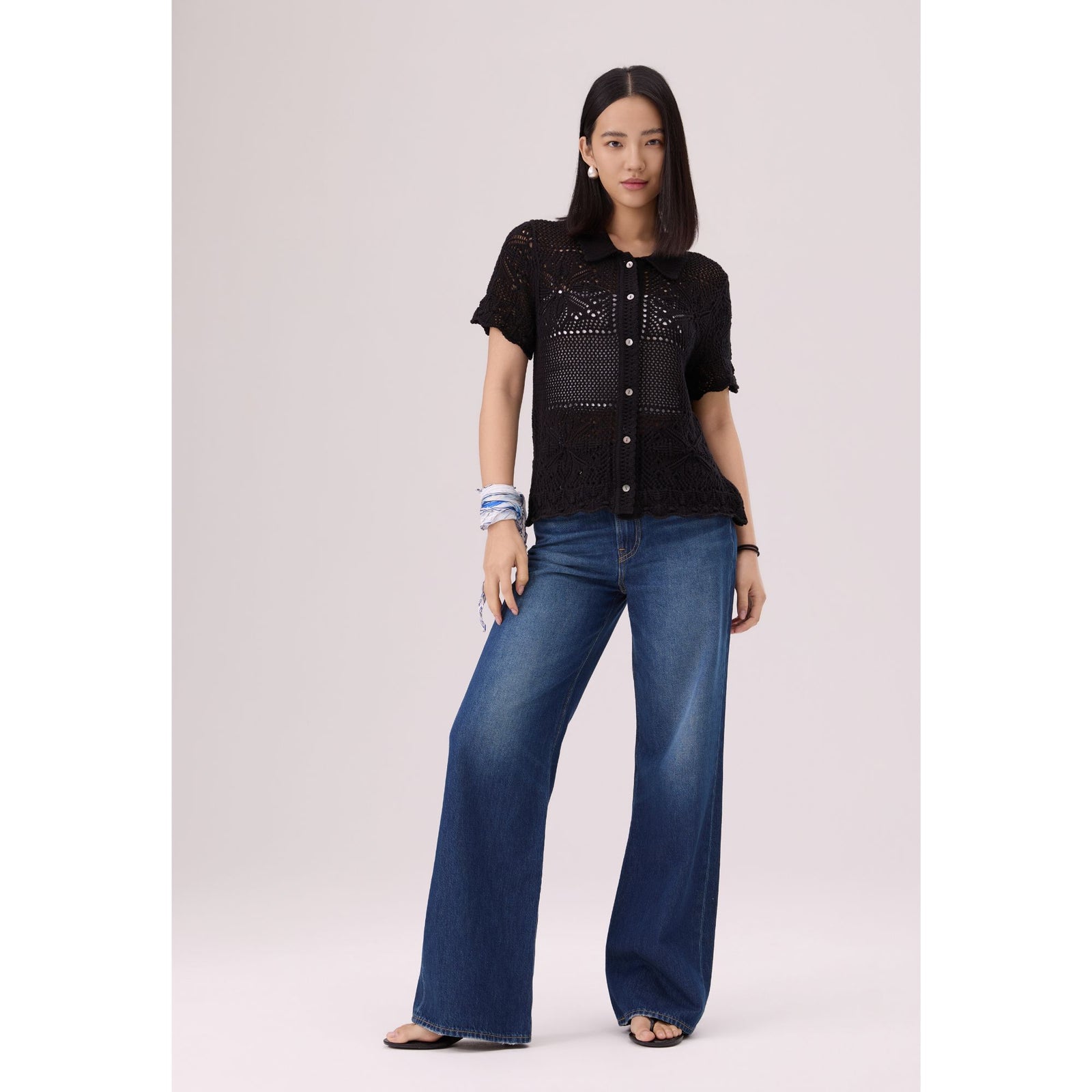  levi's® ribcage 高腰寬腿牛仔褲 | 女裝 A608100852430 Indigo – Levi's 香港