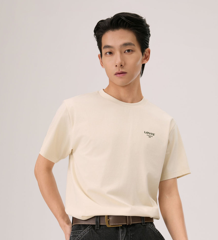  levi's® sorona® 涼感 logo 標準 t恤 | 男裝 006PV0002S- White – Levi's 香港