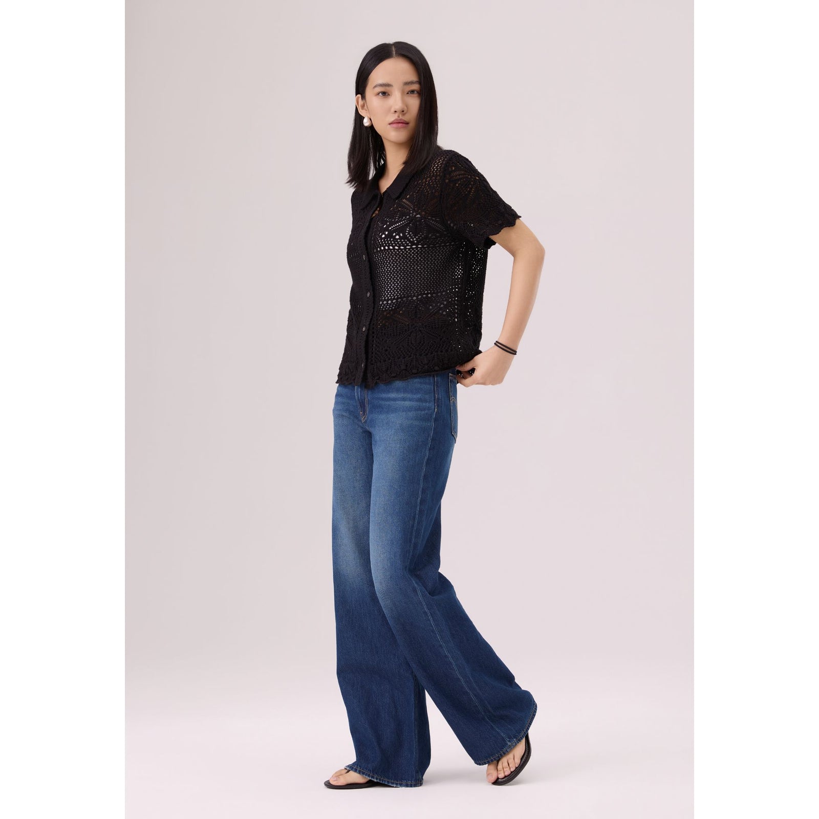  levi's® ribcage 高腰寬腿牛仔褲 | 女裝 A608100852430 Indigo – Levi's 香港