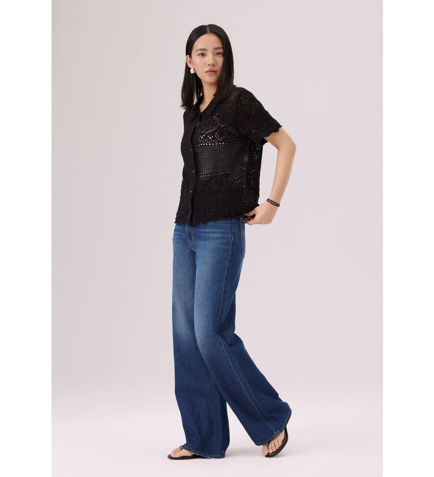  levi's® ribcage 高腰寬腿牛仔褲 | 女裝 A608100852430 Indigo – Levi's 香港