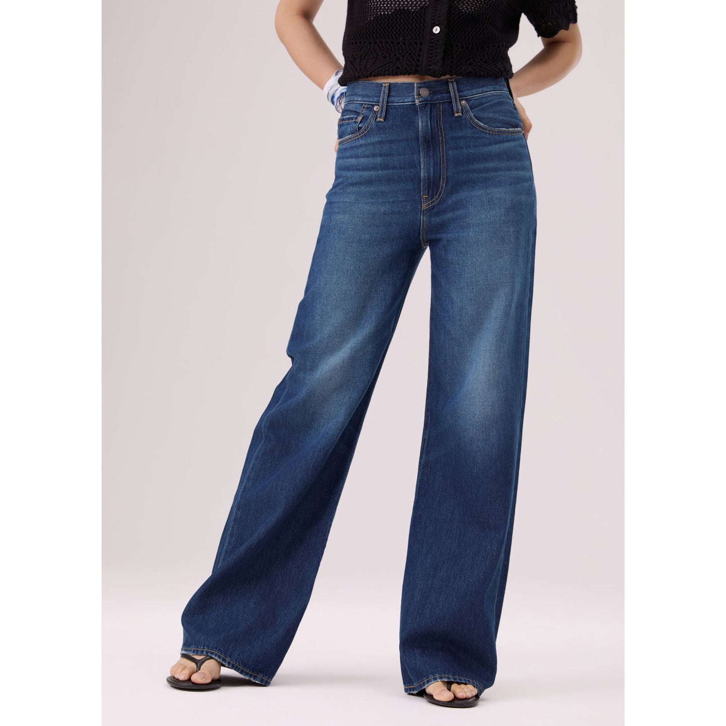  Levi's® Ribcage 高腰寬腿牛仔褲 | 女裝