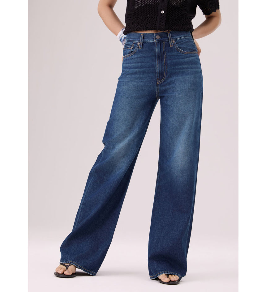  levi's® ribcage 高腰寬腿牛仔褲 | 女裝 A608100852430 Indigo – Levi's 香港