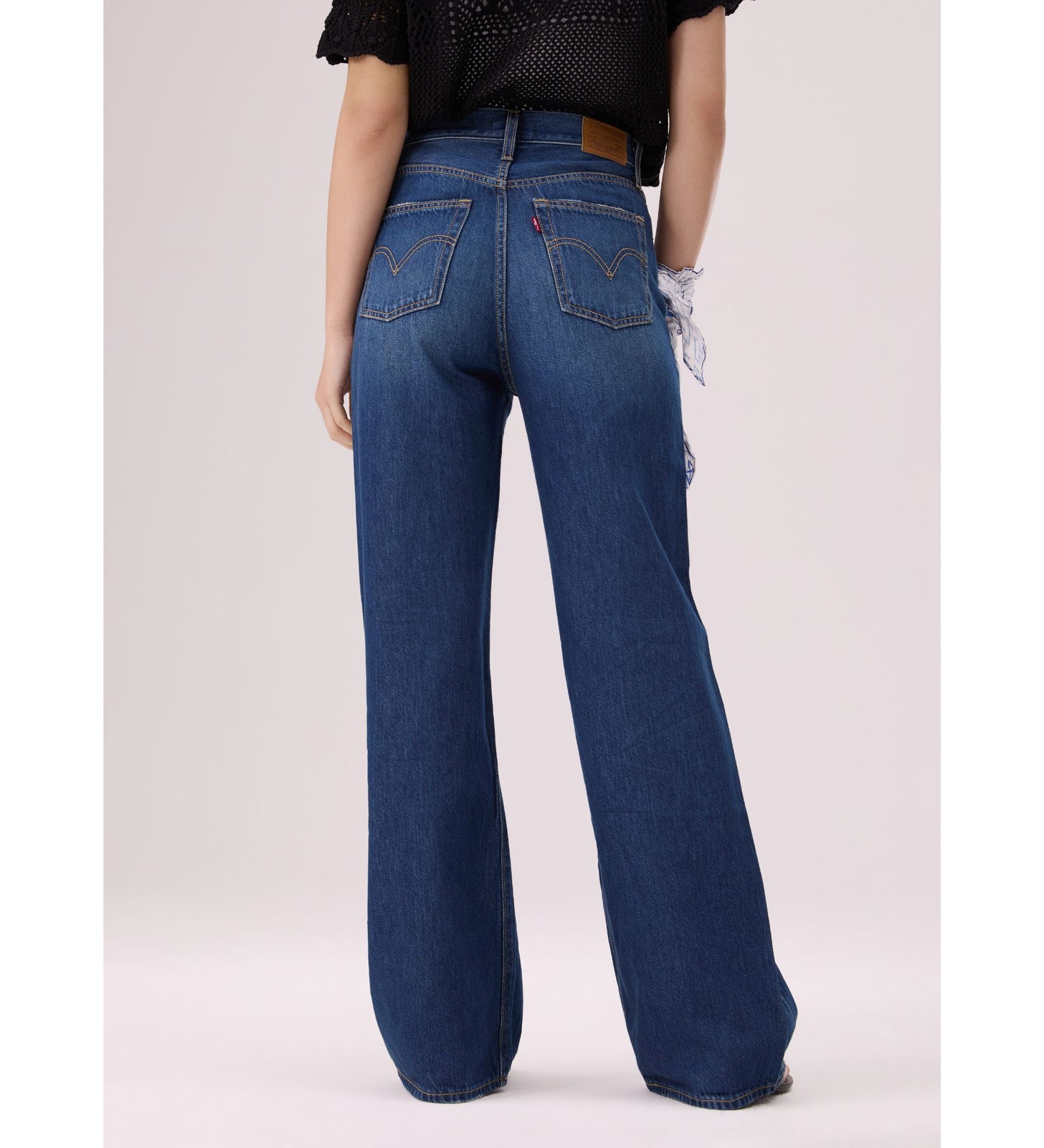 levi's® ribcage 高腰寬腿牛仔褲 | 女裝 A608100852430 Indigo – Levi's 香港