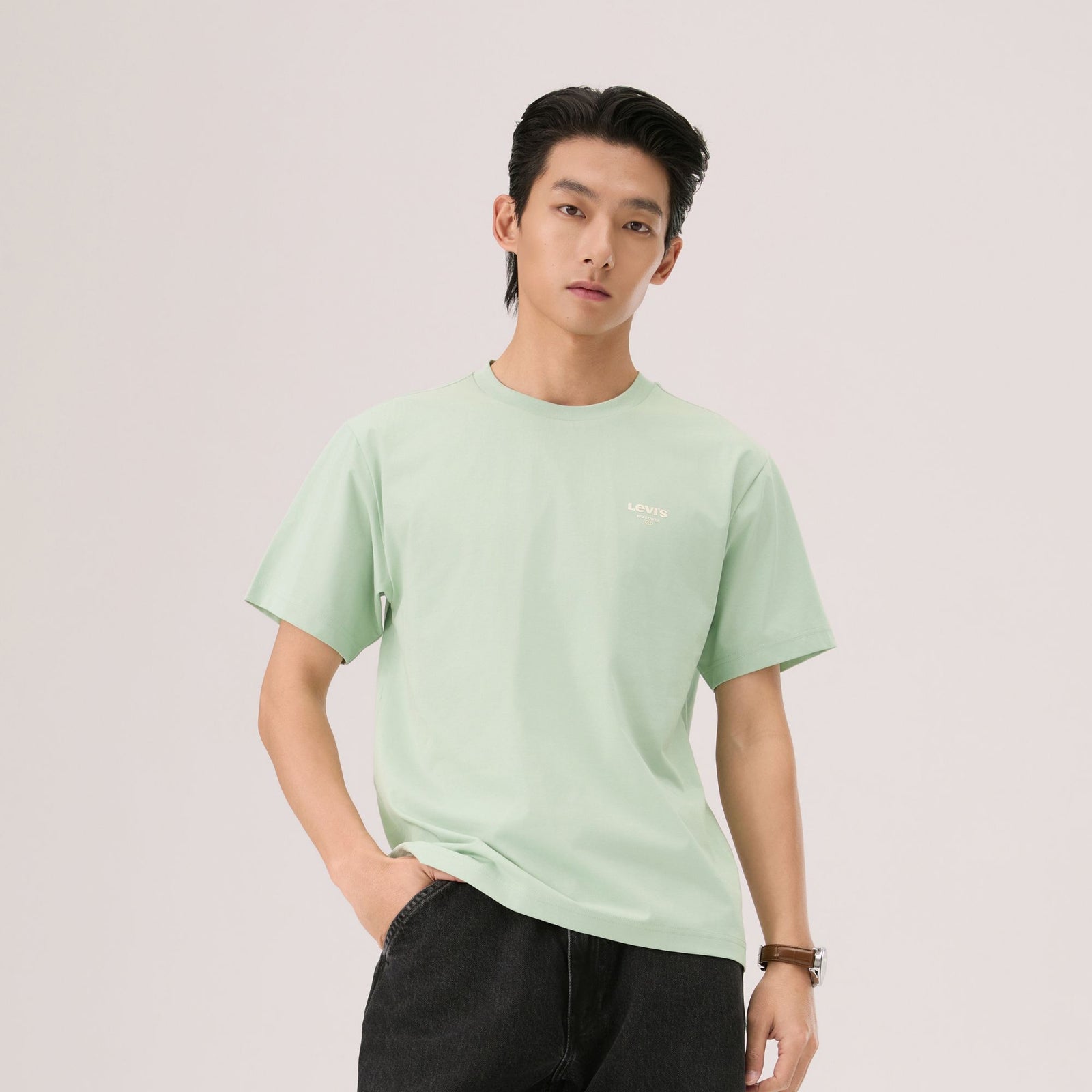levi's® sorona® cooling branding regular tee 006PV0001S- Green – Levi's Hong Kong