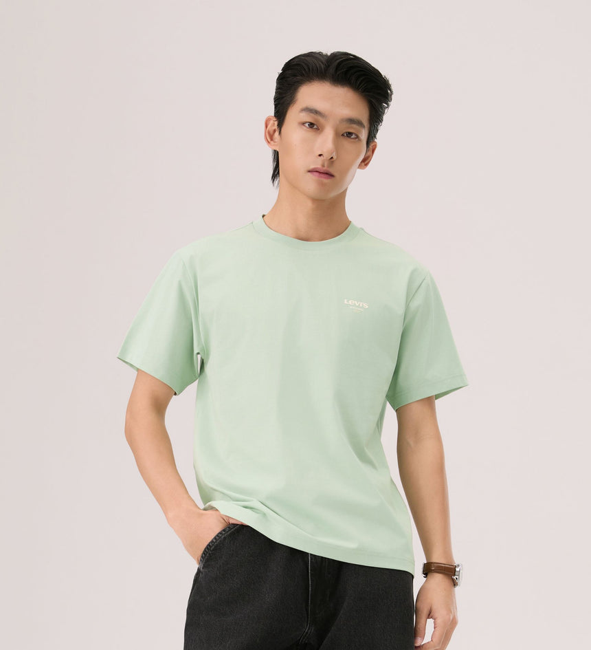  levi's® sorona® 涼感 logo 標準 t恤 | 男裝 006PV0001S- Green – Levi's 香港