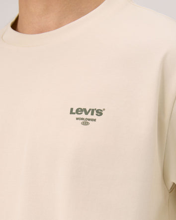  levi's® sorona® 涼感 logo 標準 t恤 | 男裝 006PV0002S- White  – Levi's 香港