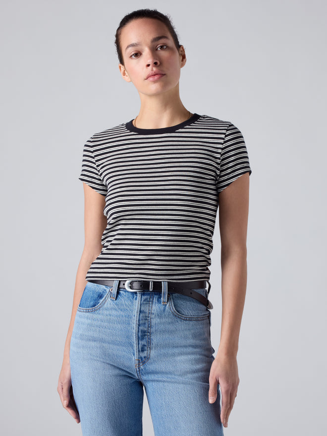 rosé朴彩英同款 levi's® essential baby t 恤 | 女裝 0085R0020XS- Black  – Levi's 香港