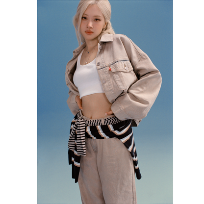 ROSÉ朴彩英同款 Levi's® 寬鬆短版 Trucker 外套 | 女裝