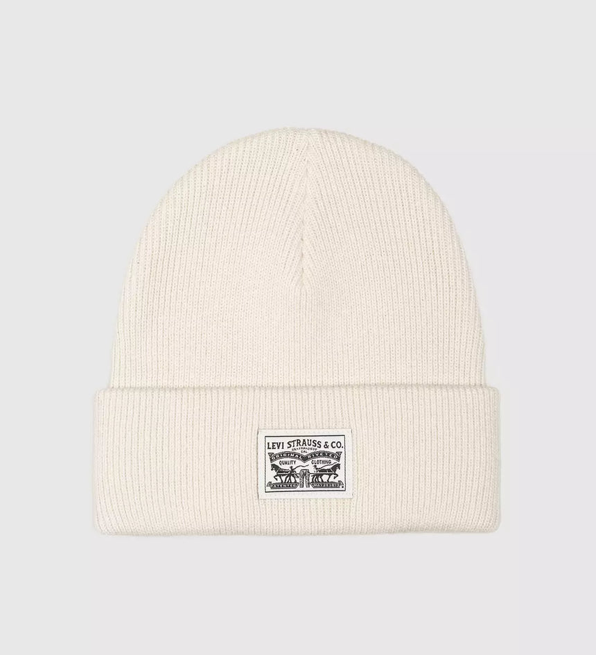 levi's® women's backpatch beanie 000J70001OS- Neutral – Levi's Hong Kong